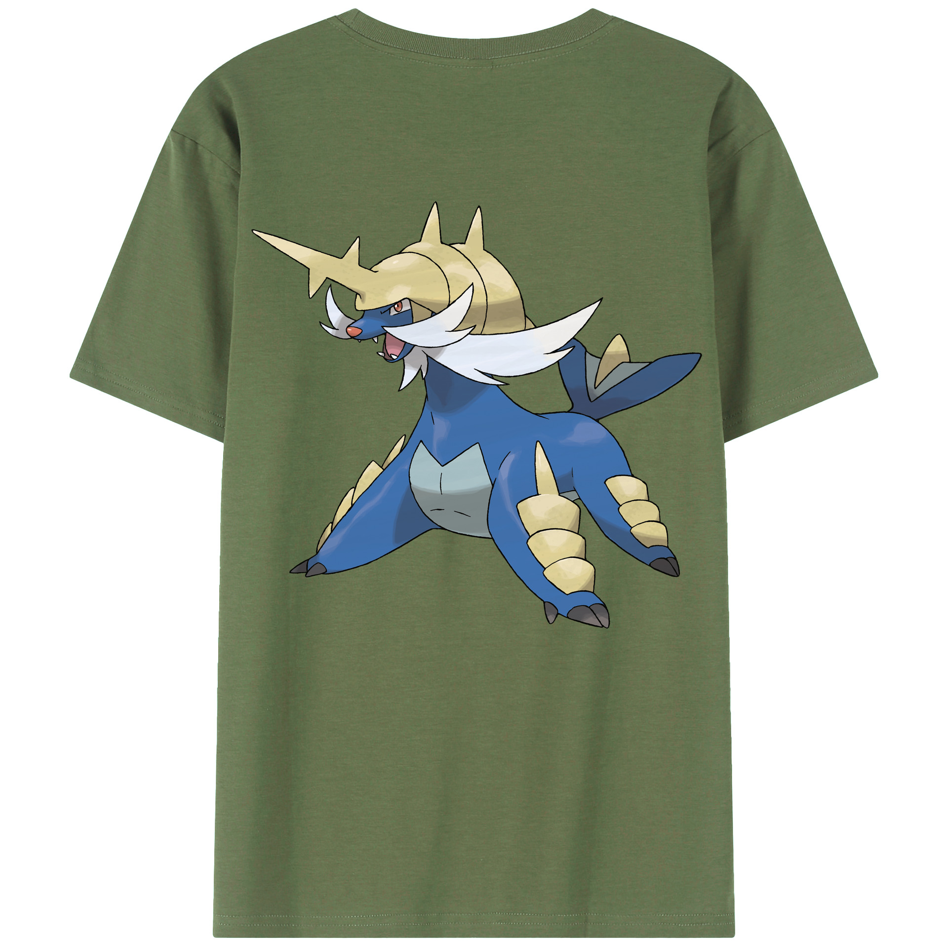 （画像用） ポケットモンスター Pokémon 綿100％ メンズ半袖Tシャツ（バックプリント） 通気性